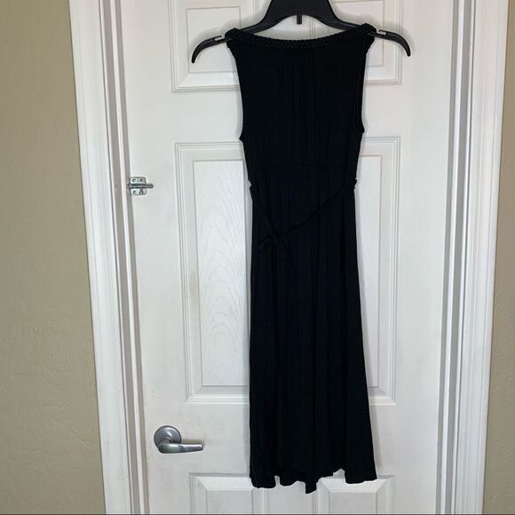Liz Lange Maternity Black Dress Tie Back Size Extra Small - Picture 6 of 10